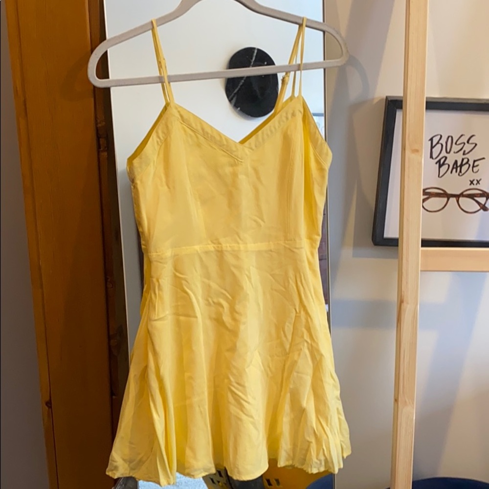 Yellow Mini Sundress